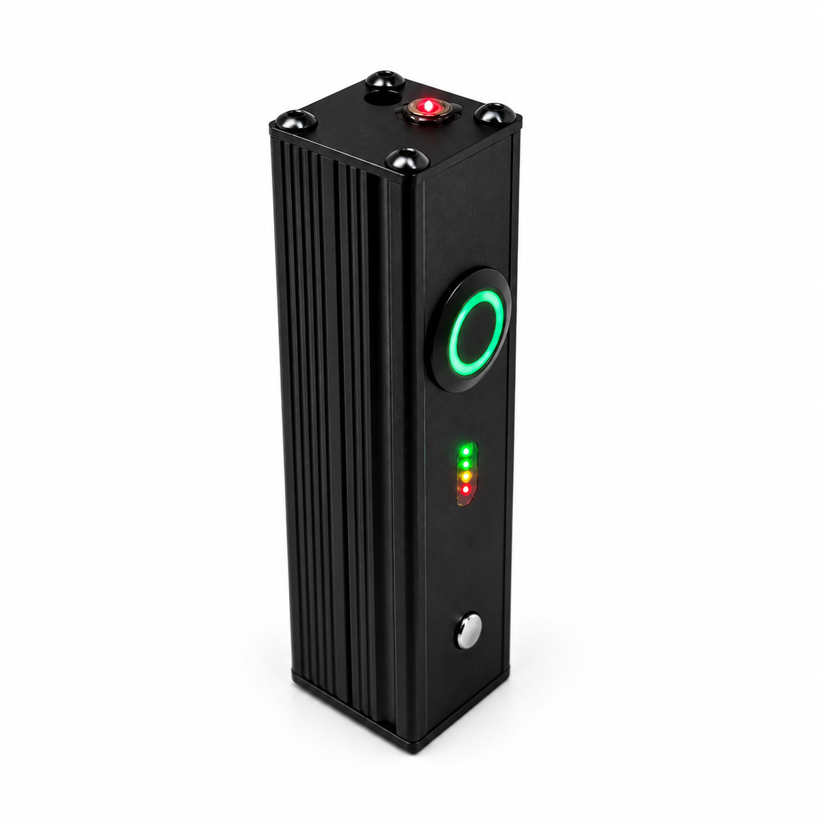 40W Mini Portable Laser Igniter – Black Aluminum Housing, USB-C Rechargeable