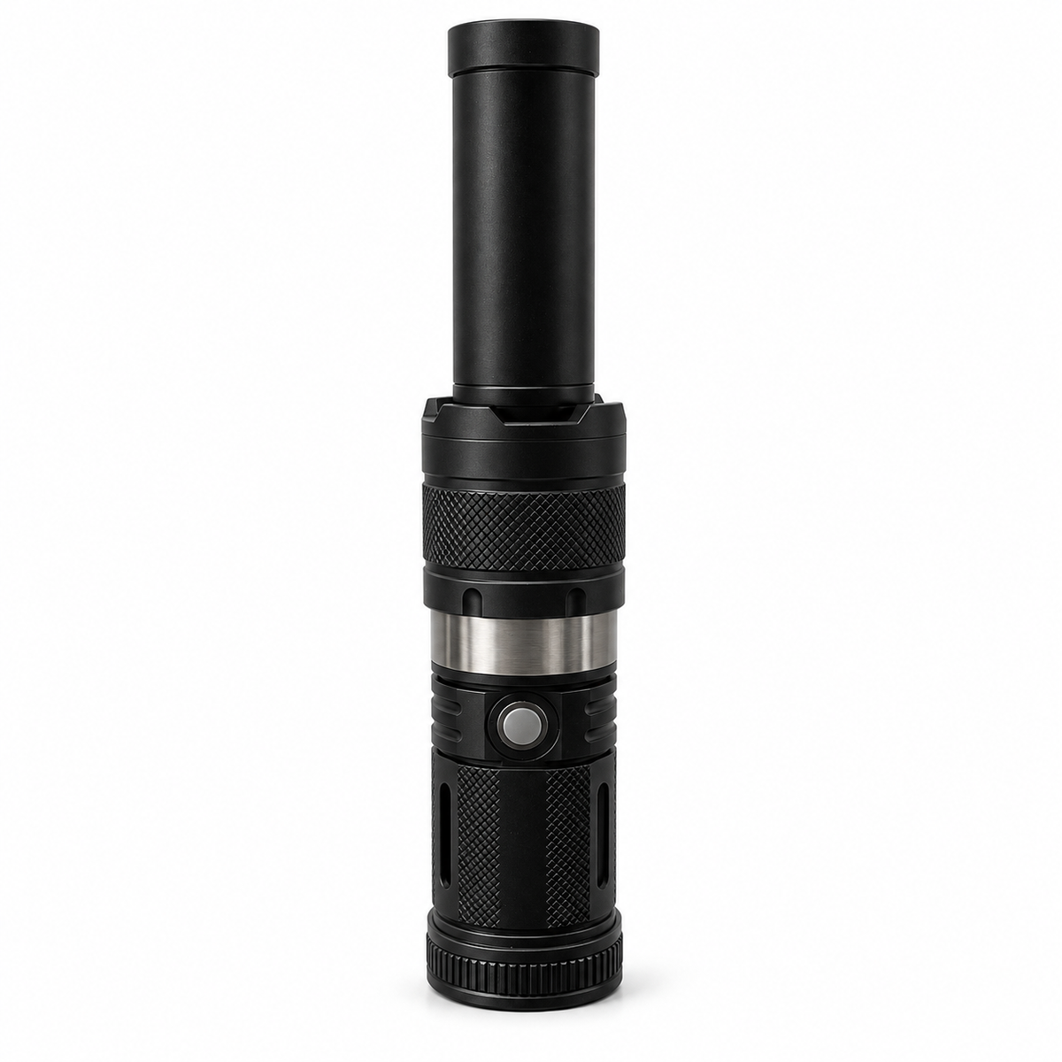 80W 975nm Portable Infrared Laser Igniter– Black Cylindrical Housing, Optional Focusing Lens