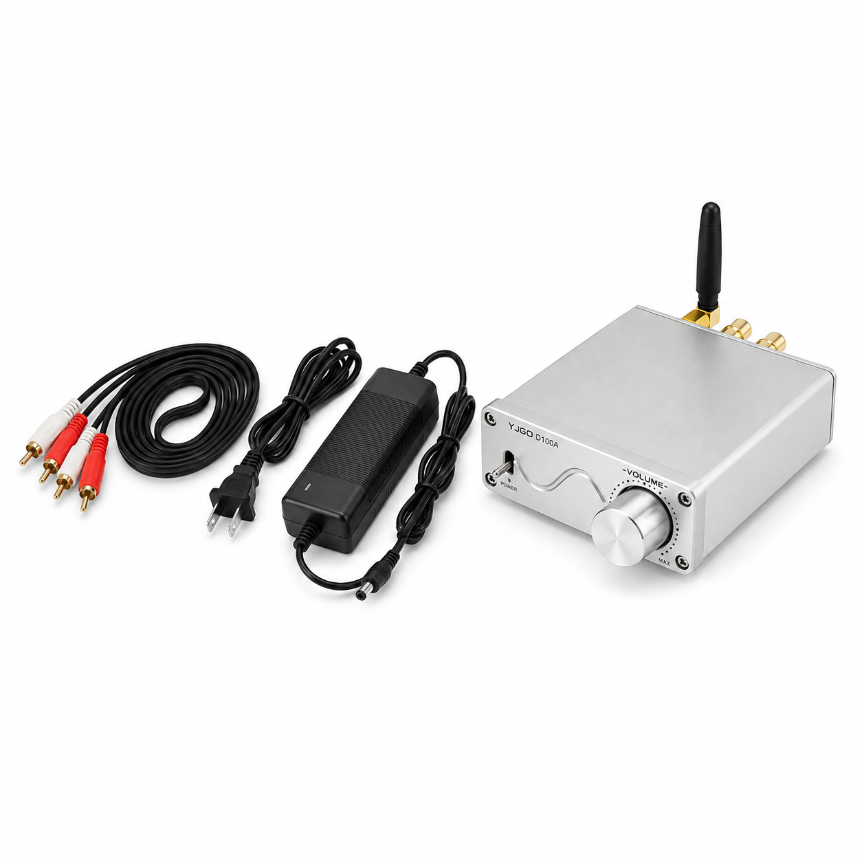 D100A Dual TPA3116 Bluetooth 5.0 Class D Stereo Amplifier 2×100W