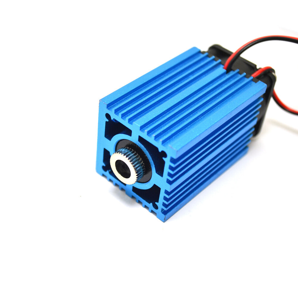 12V 488nm 60mW Adjustable Blue Light Stage Dot / Line / Cross Laser Module