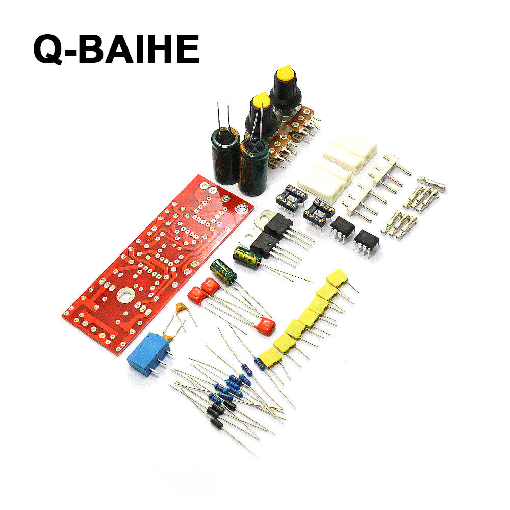 Low-Pass Filter Preamplifier AC 12-15V DIY Kit Dual Subwoofer Connected