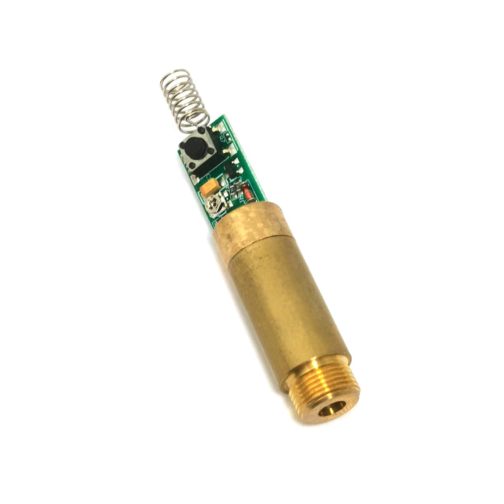 Green Diode Lasers 532nm 20mW Dot Module 3V with Driver & Brass Housing