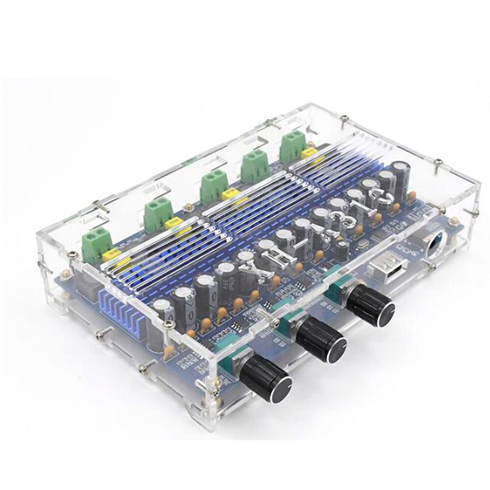 2x50W  2x100W Bluetooth Digital Power Amplifier Board 4 Channel Dual Bass Stereo