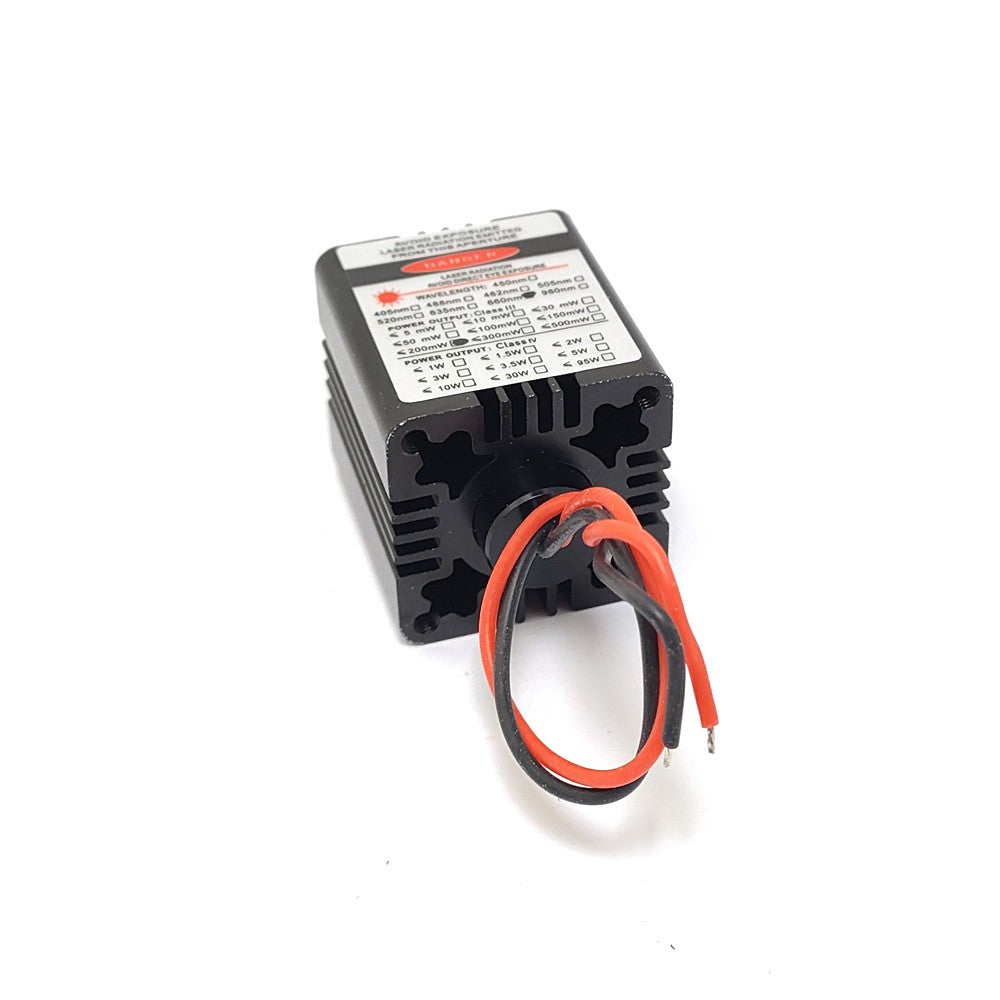 650nm 660nm 200mw Red Laser Dot Module with Heatsink Focusable Adjustable