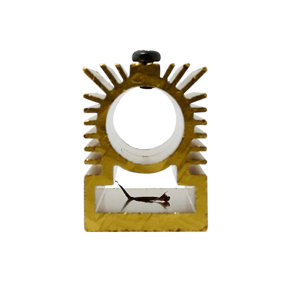 5 x Golden Aluminium Cooling Heatsink for 12mm Laser Module Heat Sink 20x27x50mm
