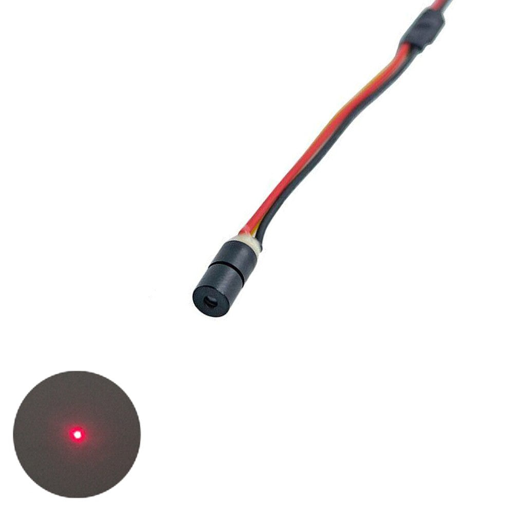 4X8mm 650nm 0.5mW 1mW 5mW 10mW 3-5V Red Light Dot Laser Module Positioning Light