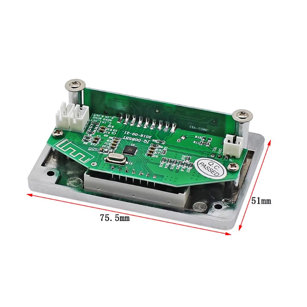 USB FM Radio MP3 Decoder Board Car MP3 Player Integrated Remote Control Board