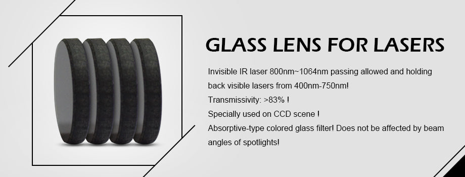 Filtering against 400nm-750nm Pass 808nm-1064nm IR InfraRed Laser Only