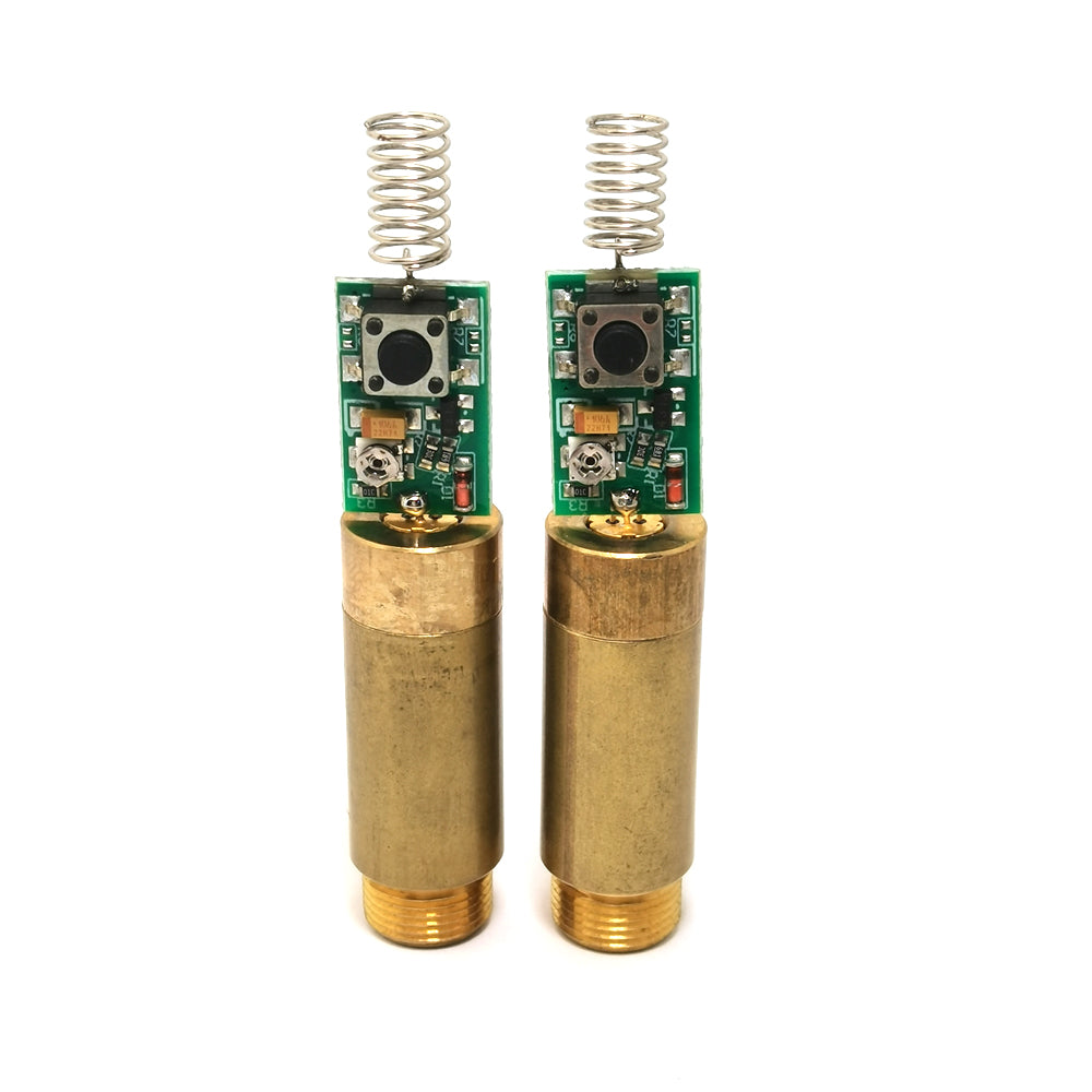 Green Diode Lasers 532nm 20mW Dot Module 3V with Driver & Brass Housing