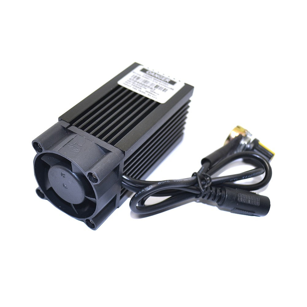 DC12V Adjustable Blue Laser Module 5000mW Knob Analog Dimming CNC Engraving