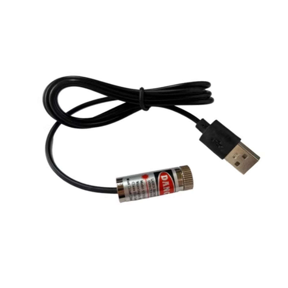 650nm 5mW 12mm Adjustable Focus Positioning Laser w/ USB Connector Laser Module