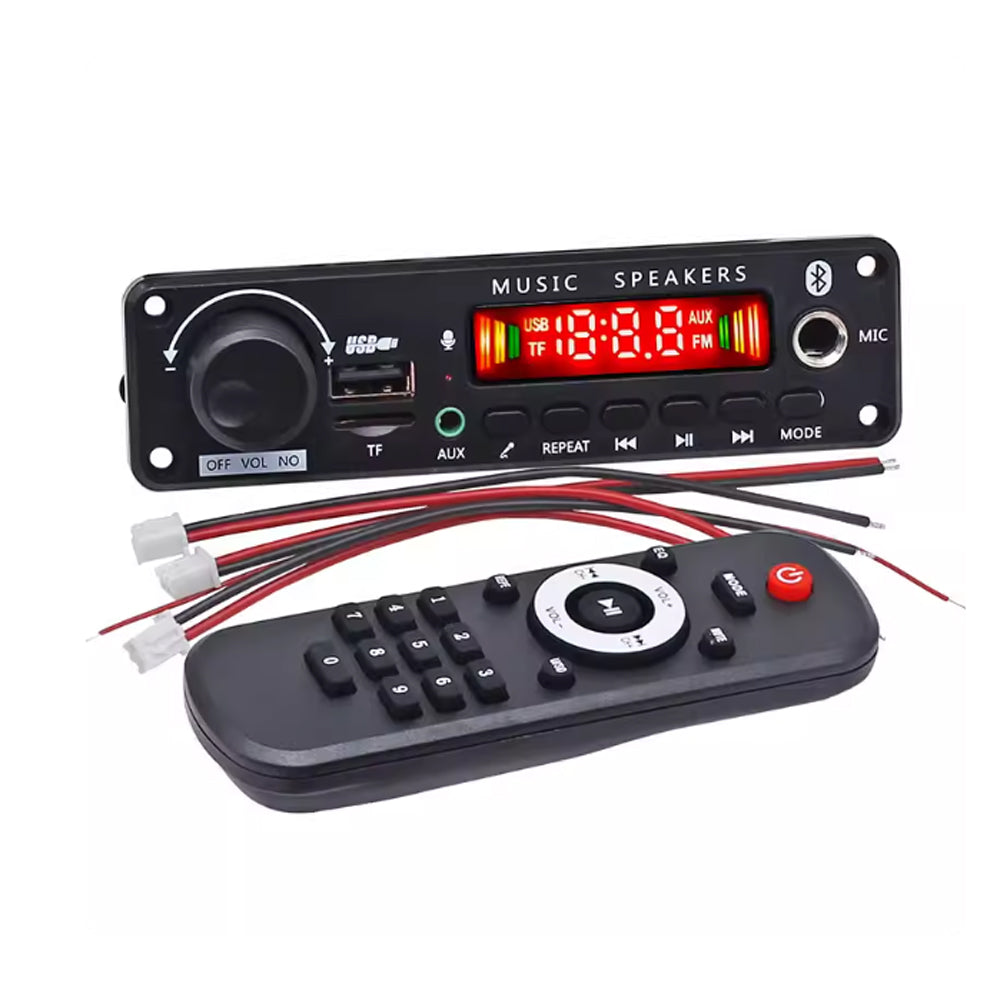 Car Digital LED Display MP3 APE USB TF FM Decoder Board Wireless Audio Module
