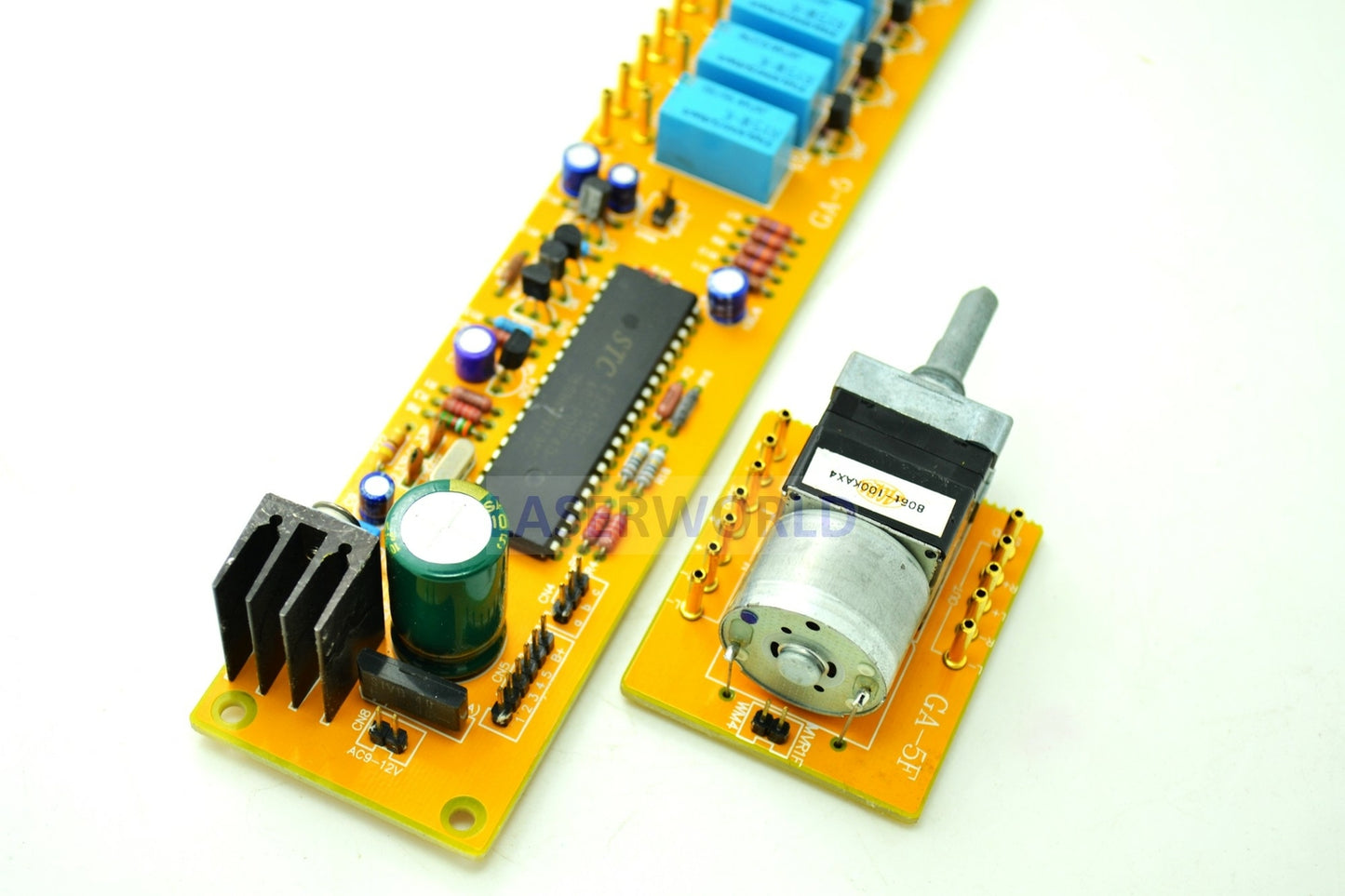 GA-5 4 ALPS Combined Motor Remote Volume Control Board AC9-12V RCA Input