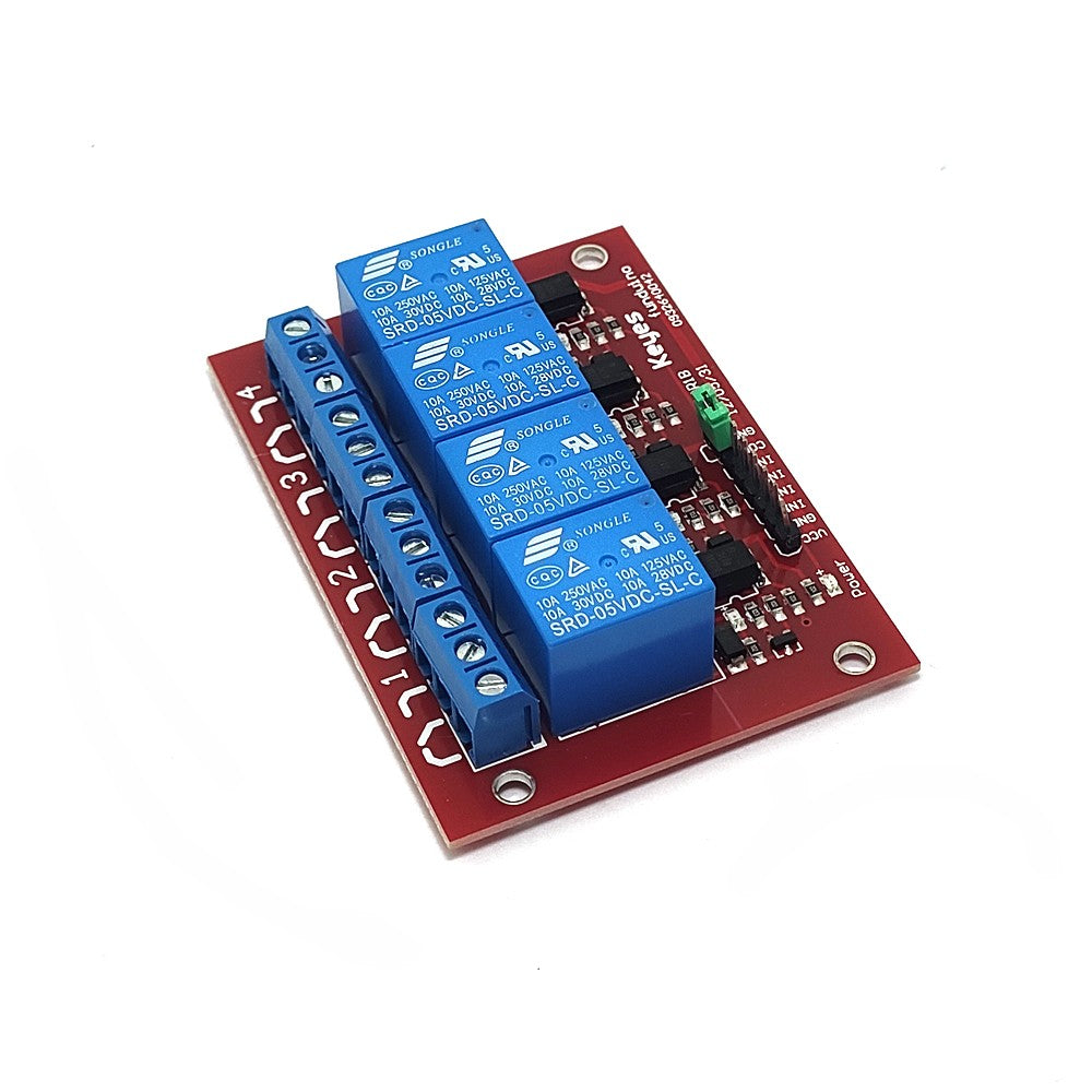 4-Channel Relay Module for Arduino PIC AVR DSP ARM 5V
