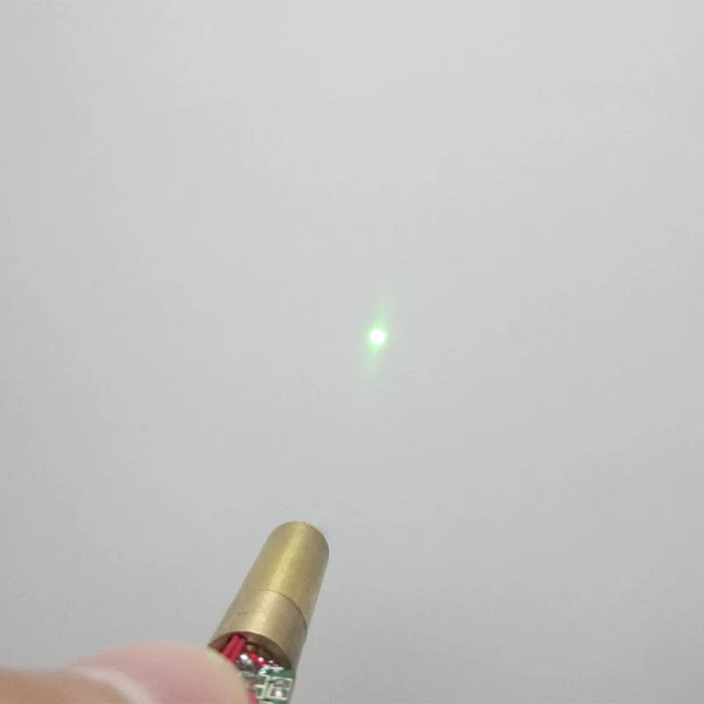 532nm 5mW 8mm APC Green Dot Laser Module, Green Laser Positioning Light for DIY Projects