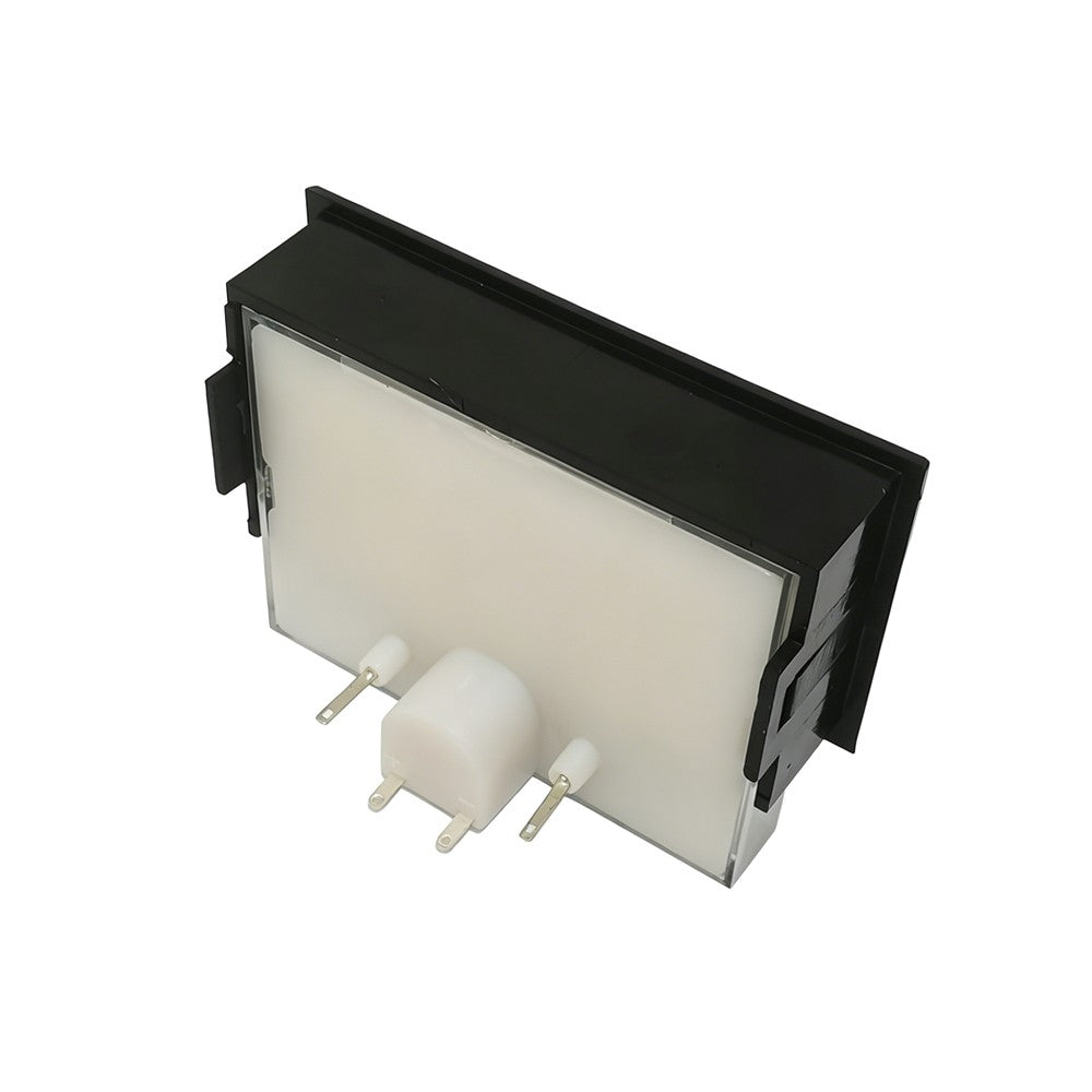 1pc SD-740 Panel VU Meter 510uA 650Ω 80x60mm 12V Amber Lamp with Black Frame