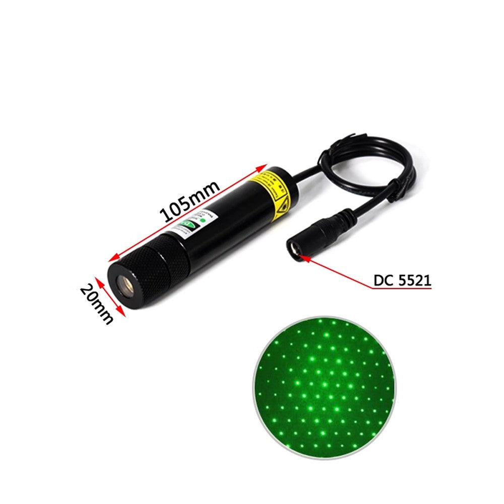 532nm 100mW 3V-5V Dot Line Cross Gypsophila Green Laser Module Woodworking Stone Cutting Equipment Positioning