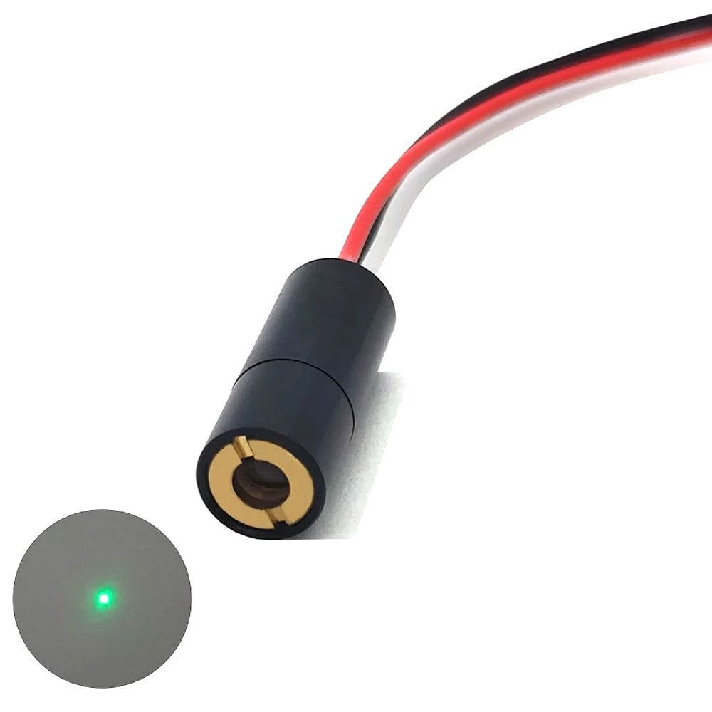 Φ8×21mm Mini Green Dot Laser Module 520nm 0.4mW‑10mW Industrial Positioning Laser Diode Module