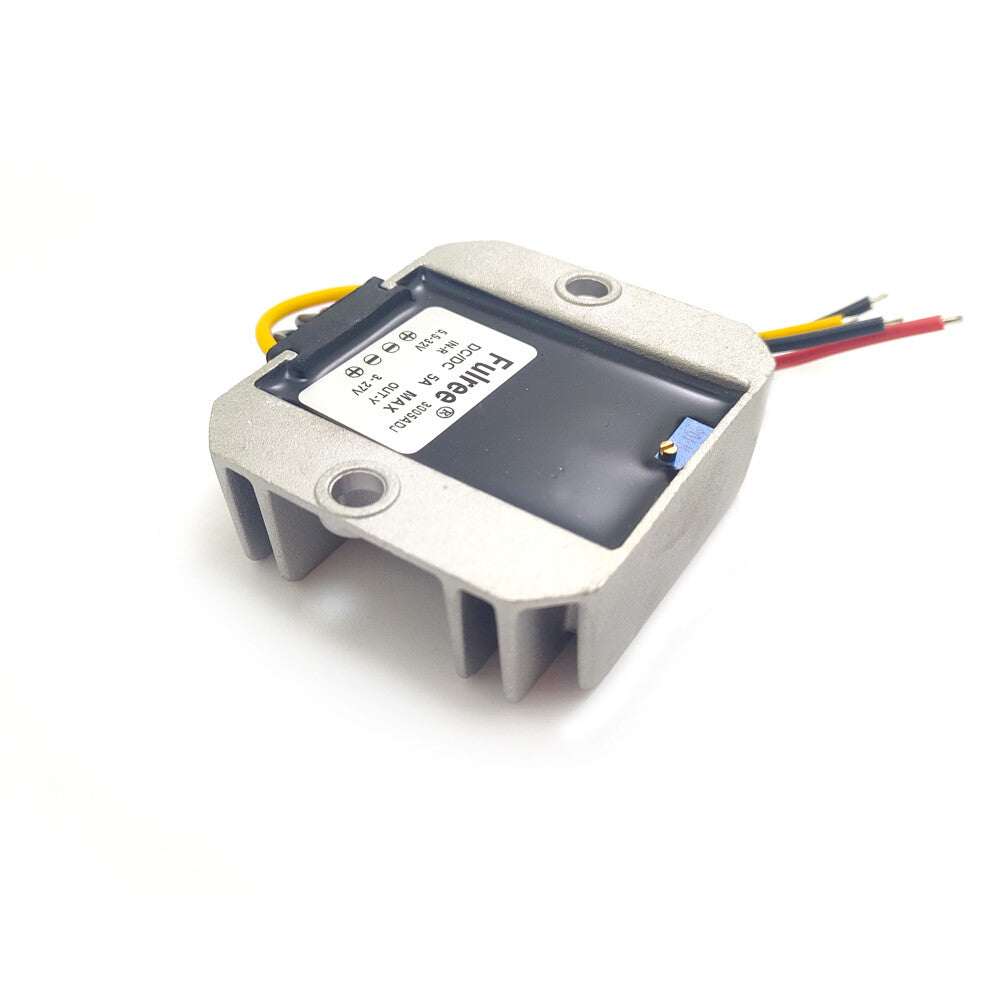 12V To 5V Car Power Converter 5.5-32V To 3-27V DC-DC Step Down Output Adjustable