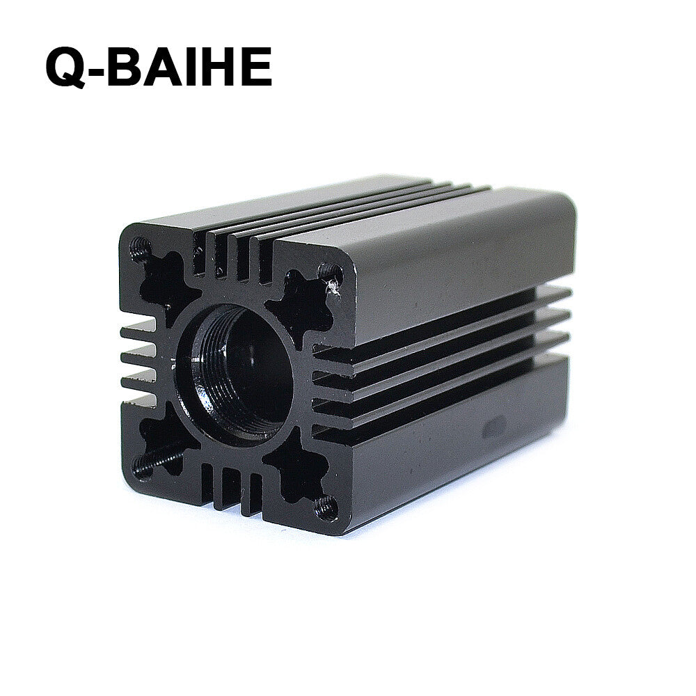 30x30x50mm Heatsink Heat Sink Holder For 13mm Laser Diode Module Laser DIY Black