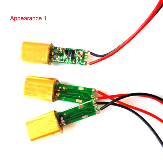 Red laser dot line and cross beam pattern options