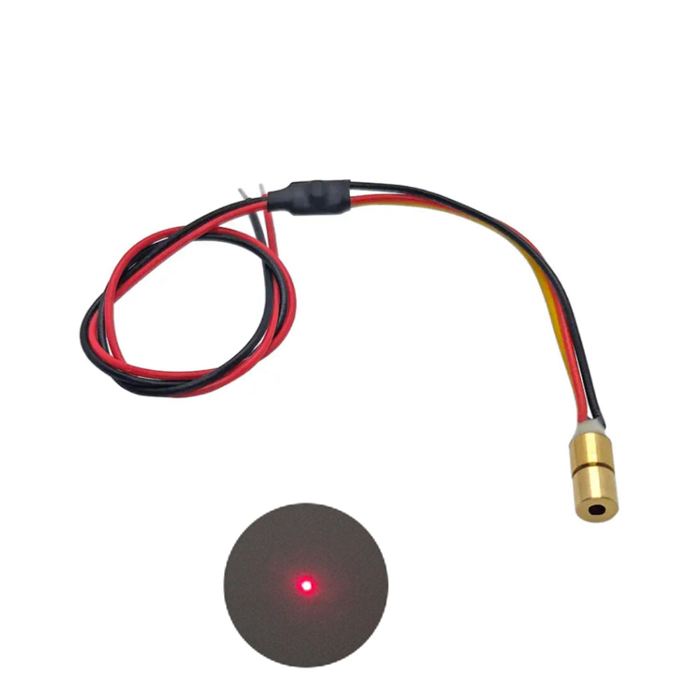 Φ4X8mm 650nm 0.5mW 1mW 5mW 9V-13V Red Light Dot Laser Module Positioning Light