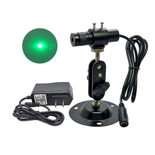 Φ16×60mm 520nm Adjustable Focus Green Dot Laser Module, 20mW 30mW 50mW 85mW 100mW Positioning Light with Power Supply & Holder