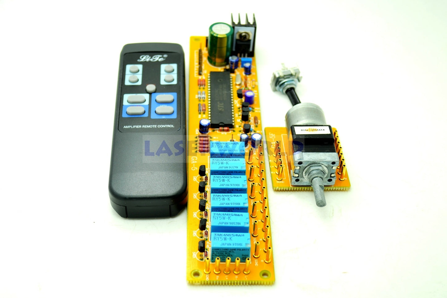 GA-5 4 ALPS Combined Motor Remote Volume Control Board AC9-12V RCA Input