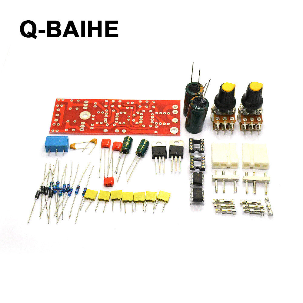 Low-Pass Filter Preamplifier AC 12-15V DIY Kit Dual Subwoofer Connected