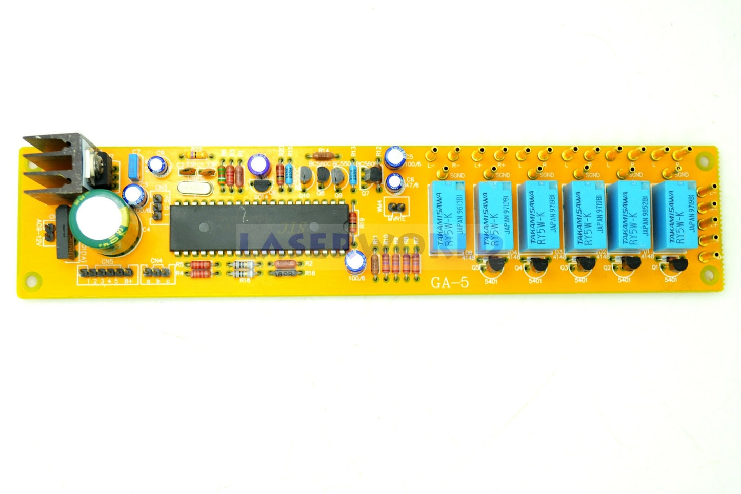 GA-5 4 ALPS Combined Motor Remote Volume Control Board AC9-12V RCA Input