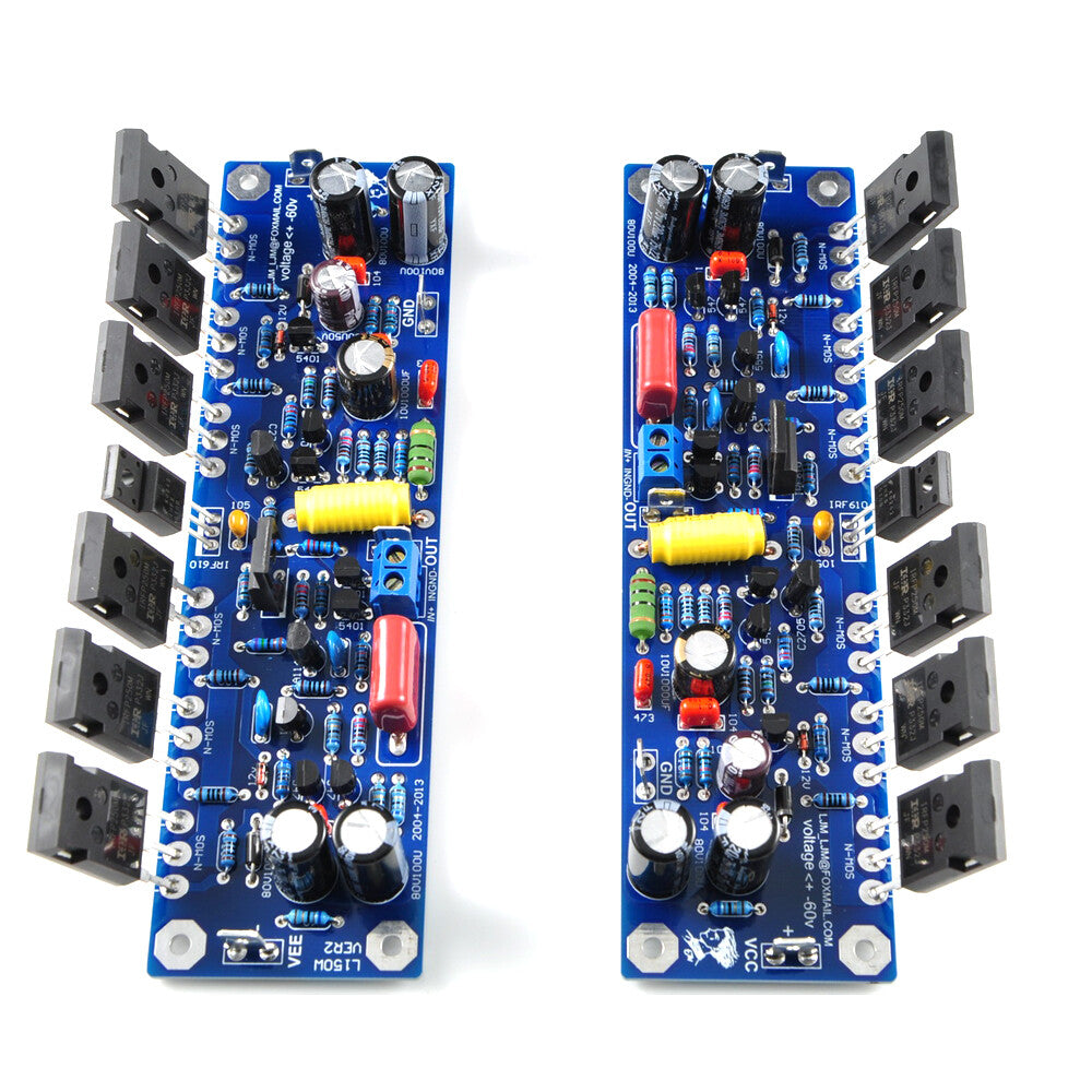 Mono Channel Amplifier Amp Board 10000 UF*2 150W FET Power Amp with IRFP250*6