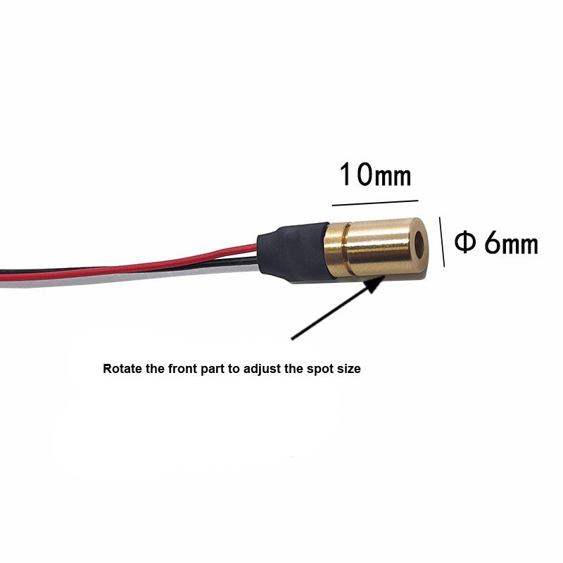 φ6mm*10mm Dot Laser Positioning Light 650nm Red Laser Module