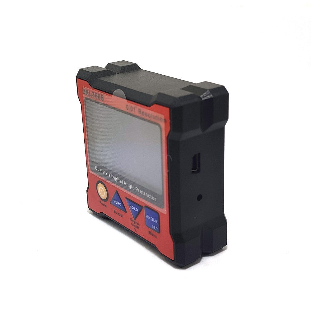 Dual Axis 0.01° Resolution Meter Digital Angled Angle Inclinometer