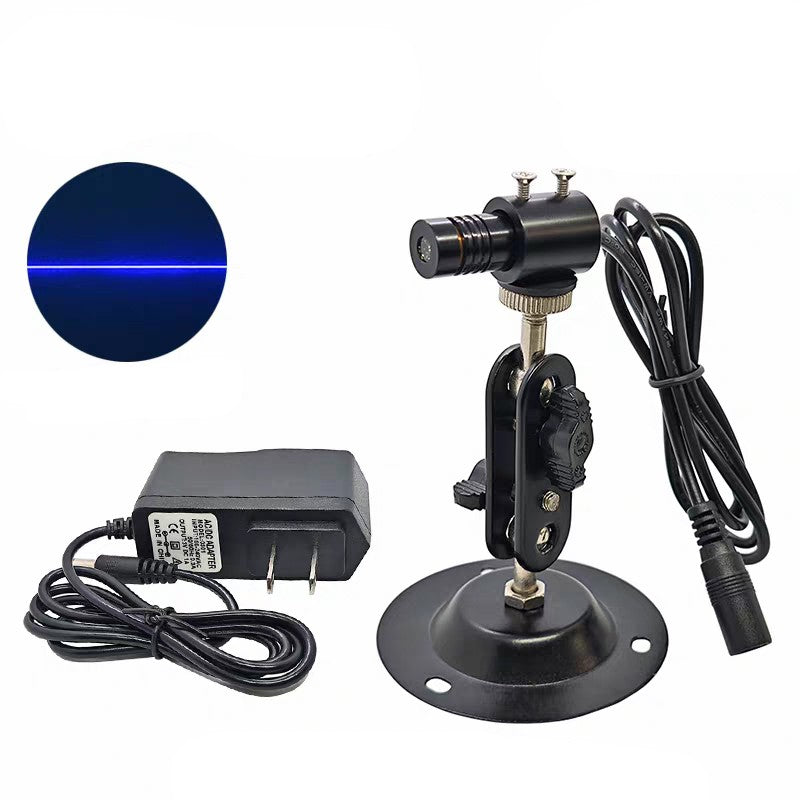 Blue Laser 450nm 1-20mW Adjustable Focus Light Module Locator with Power&Holder