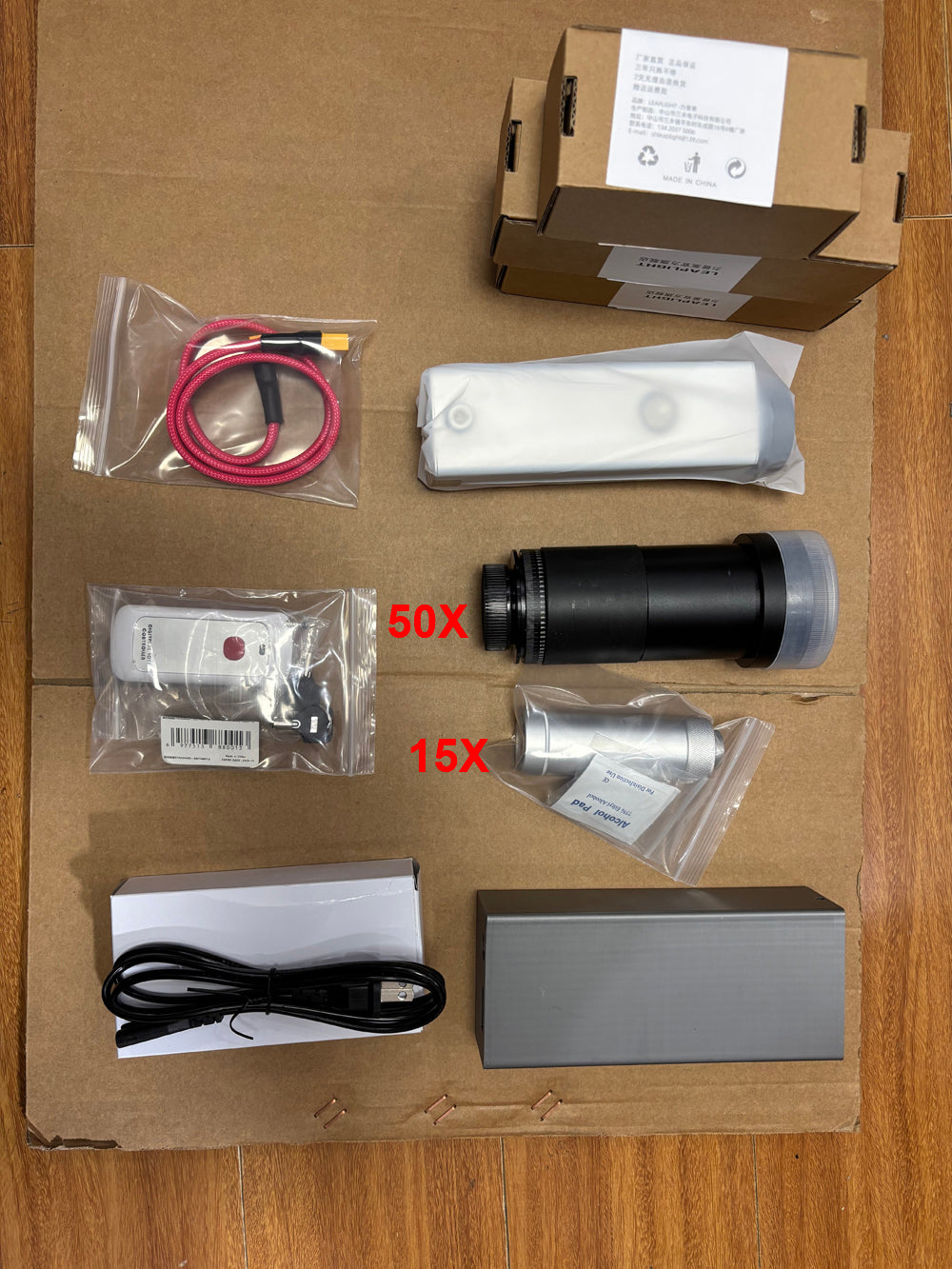 260W Split‑Type Remote Fixed‑Point Laser Igniter, for Teaching, R&D & DIY Experiments
