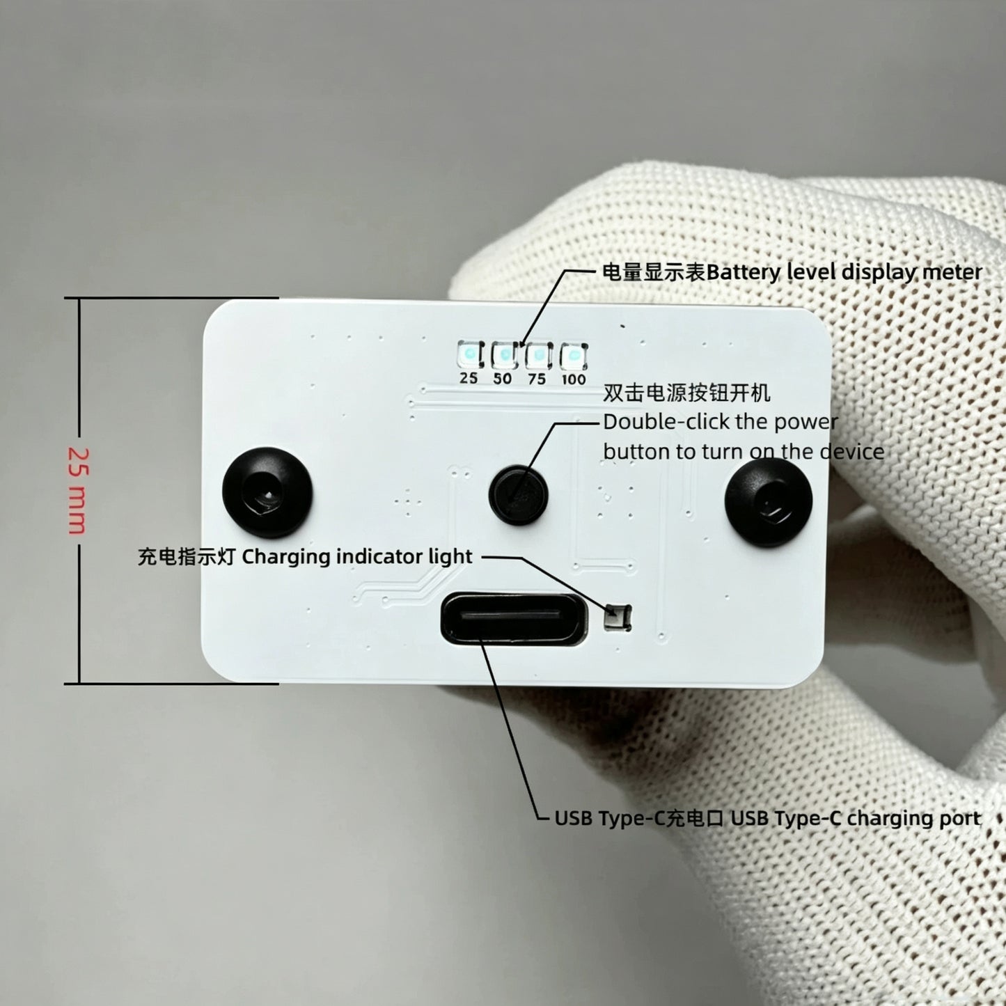40W‑PLUS Handheld Semiconductor Fiber Laser Igniter, Type‑C Rechargeable