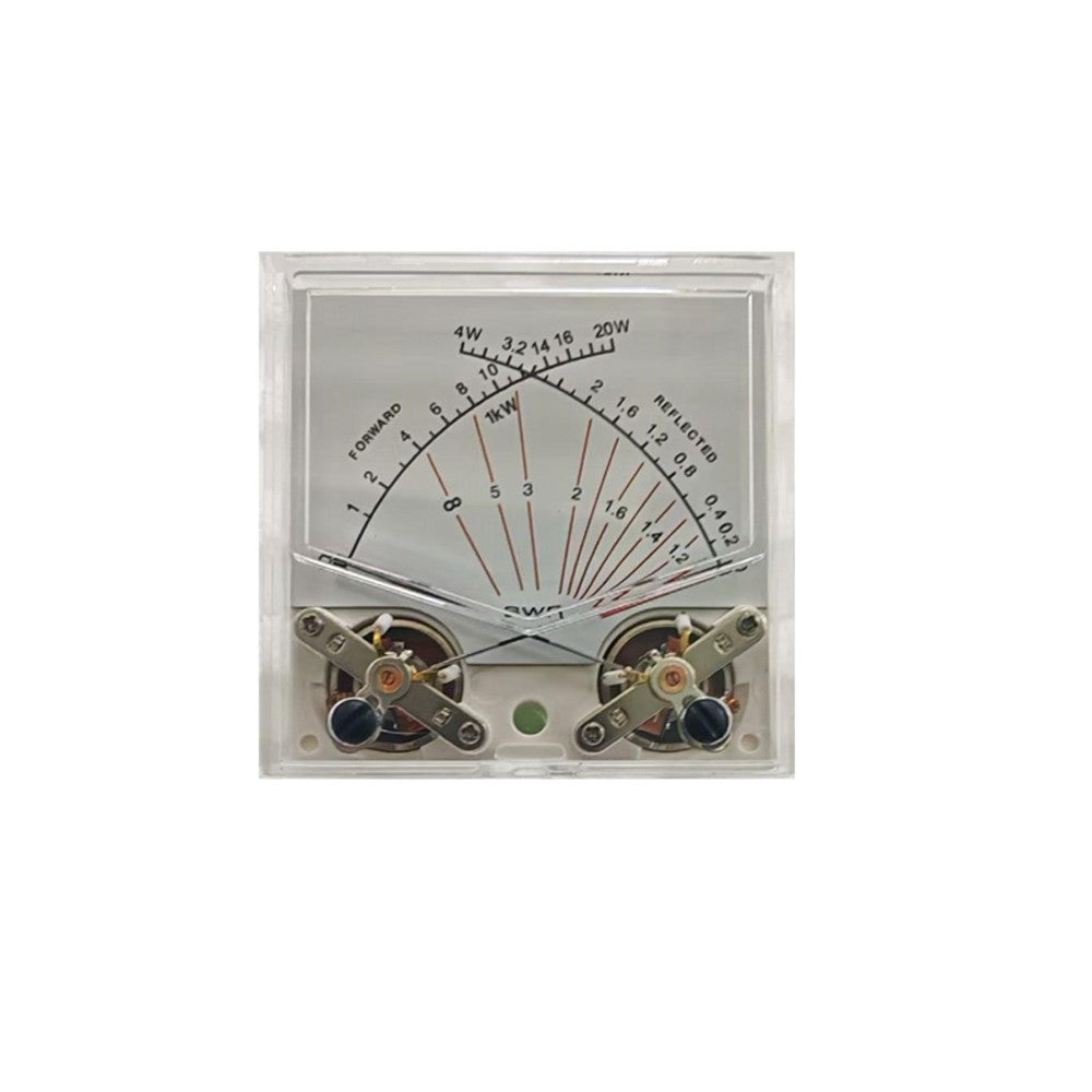4W/20W Analog Standing Wave Meter Head | SWR Watt RF Power Meter for Radio Transmitter