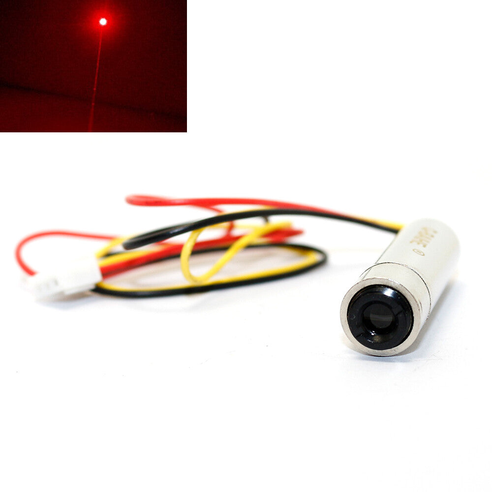 Red 650nm 10mW Adjustable  Laser Dot Diode Module with TTL 12x35mm