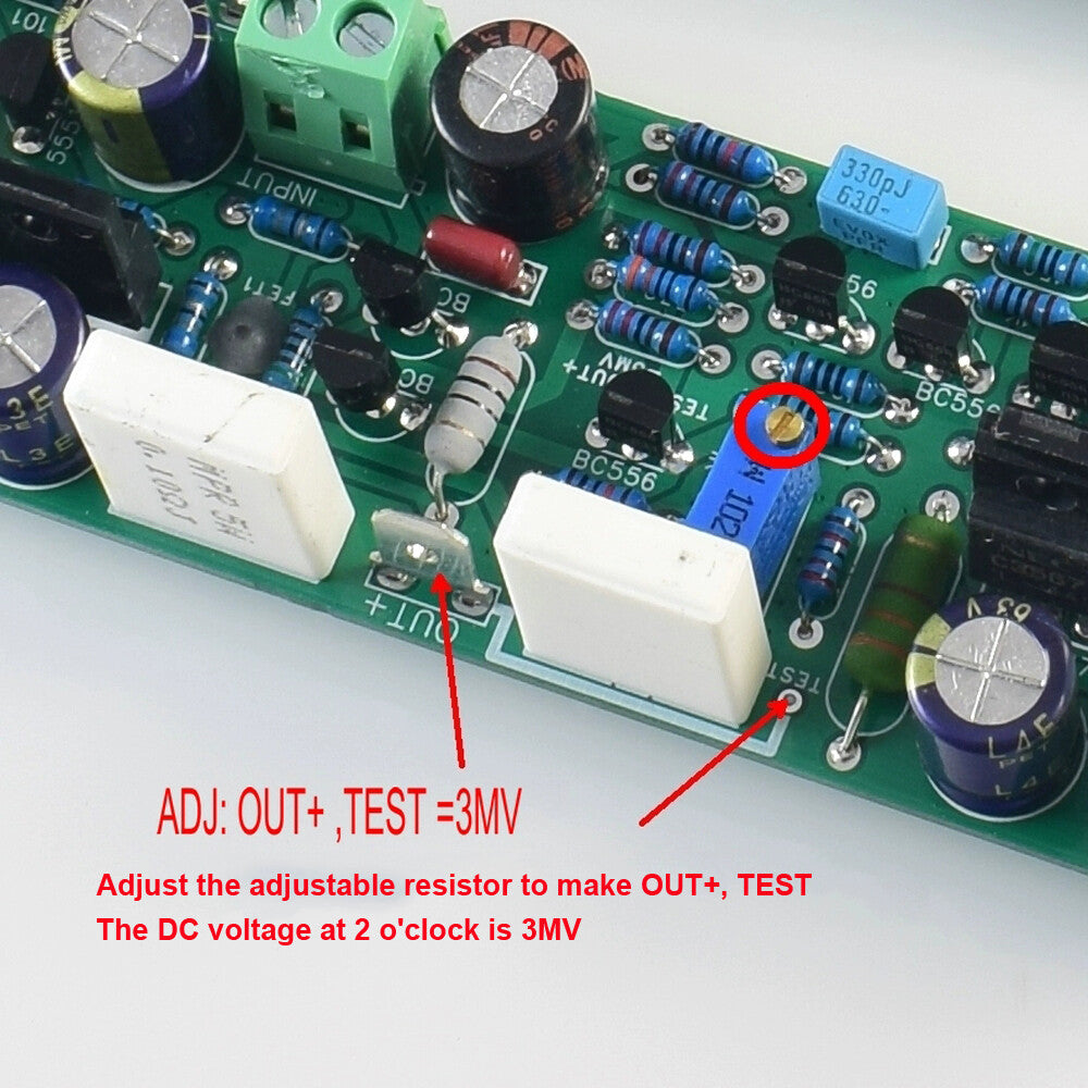 LJM Mono Class AB L12-2 Power Amp Board Assembled 120W +-55V with Heatsink VER5