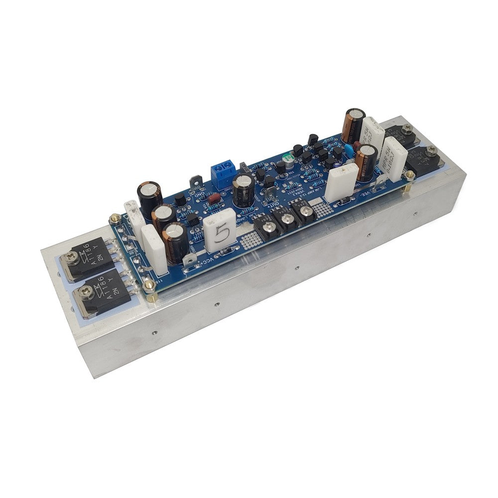 LJM Mono Class AB L12-2 Power Amp Board Assembled 120W +-55V w/ Heatsink VER4.2