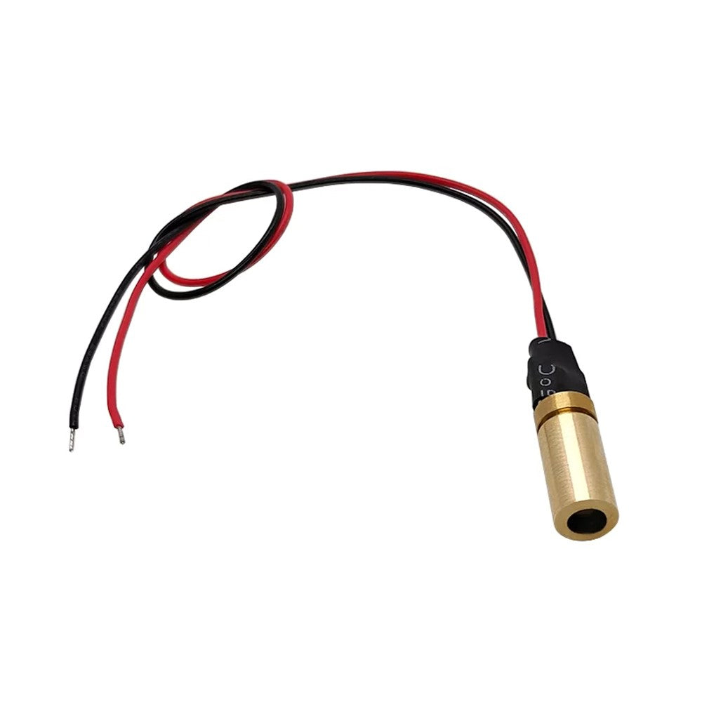 Φ6×14mm 520nm Small‑Sized Dot Green Laser Module with Glass Lens, 0.5mW 1mW 5mW 10mW Optional Power