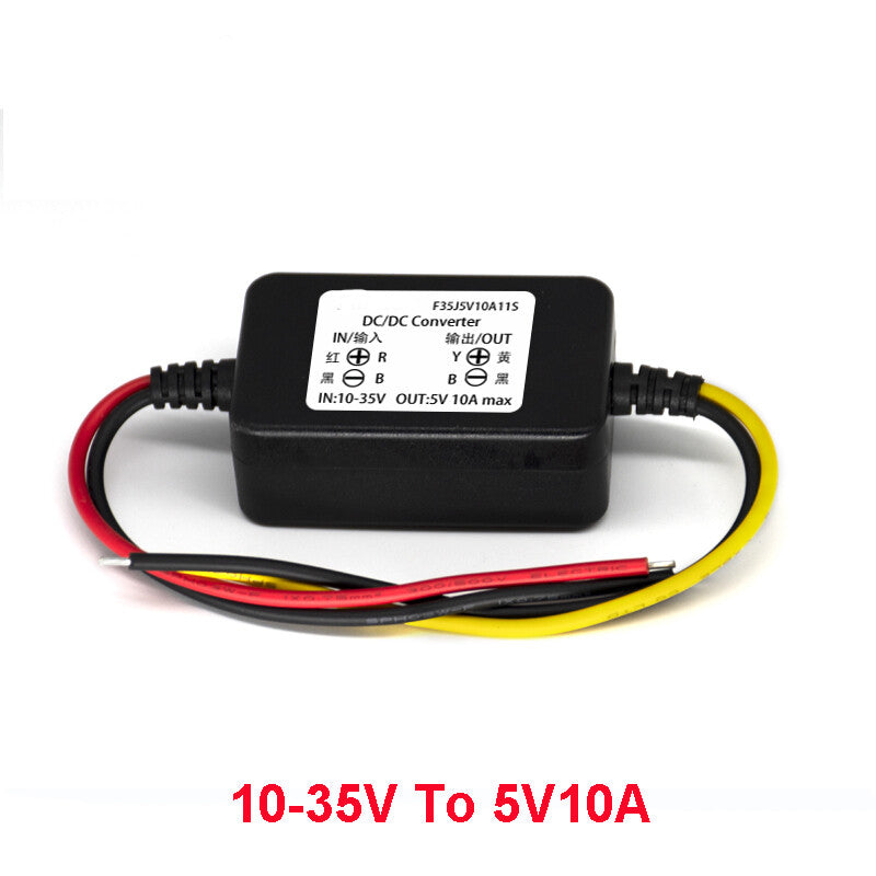 DC12V 24VTo 5V3A 5A 10A Car Buck Power Converter Retrofit Power Supply