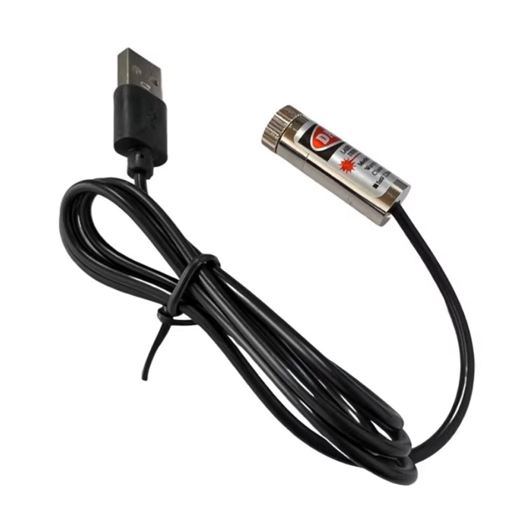650nm 5mW 12mm Adjustable Focus Positioning Laser w/ USB Connector Laser Module