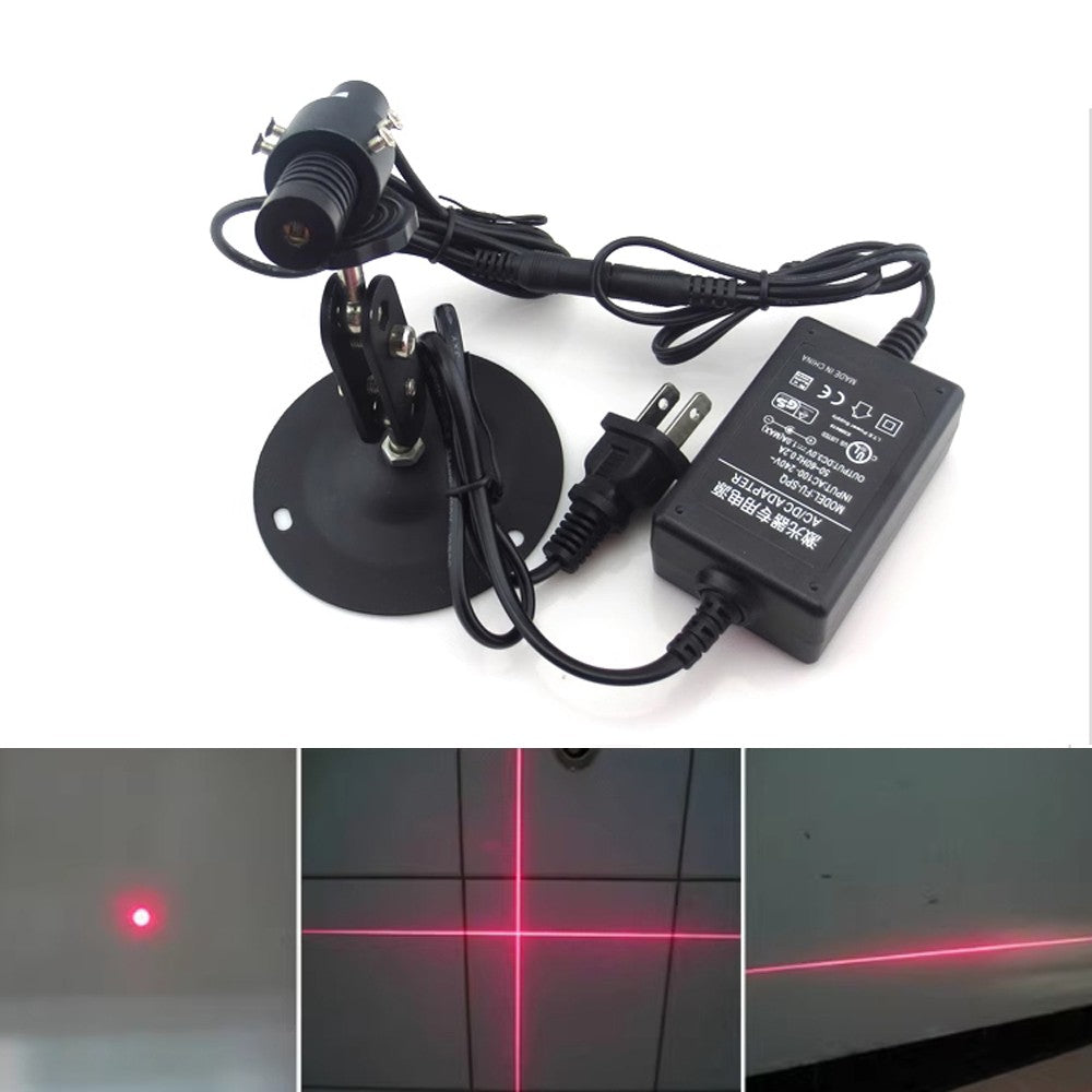 650nm 500mW Adjustable Red Light Laser Dot/Cross/Line Positioning Laser Module