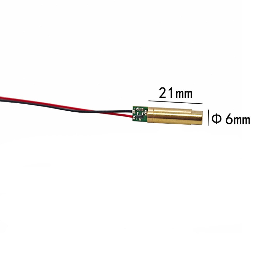 Φ 6X21mm 650nm 0.4mW 1mW 5mW 10mW Red Light Laser Module Dot Positioning Light