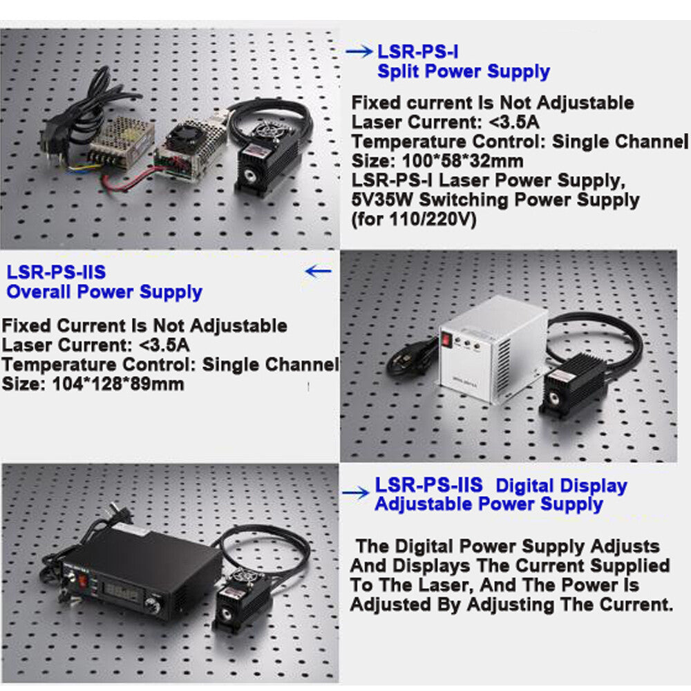 Adjustable Lab 808nm 1W-4W Infrared Diode Laser Dot Module TTL/ANA TEC Cooling