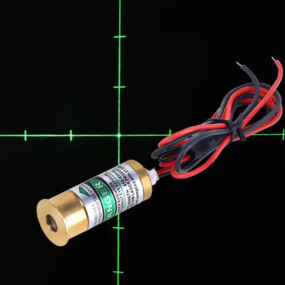 532nm 45mW 3V Dot Line Starlight Cross Grid Pattern 3D Green Light Laser Module