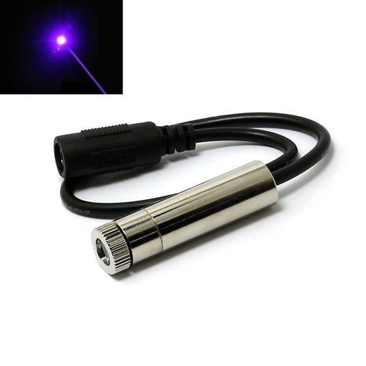 405nm 150mW Violet-Blue Focus Adjustable Laser Module Lazer Diode w/AC Connector
