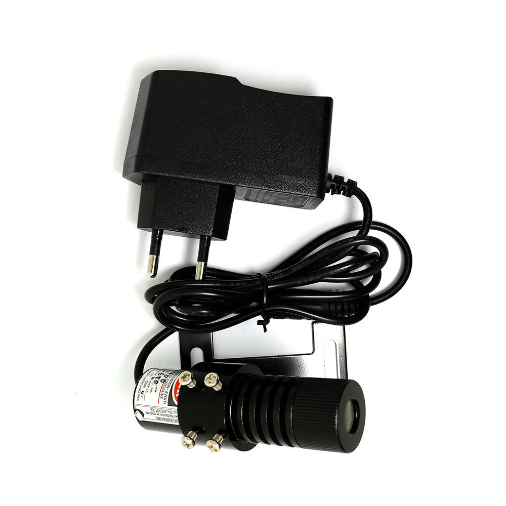 Adjusted Red Diode 650nm 100mw Laser Line Module 22x70mm w EU Adapter & Heatsink