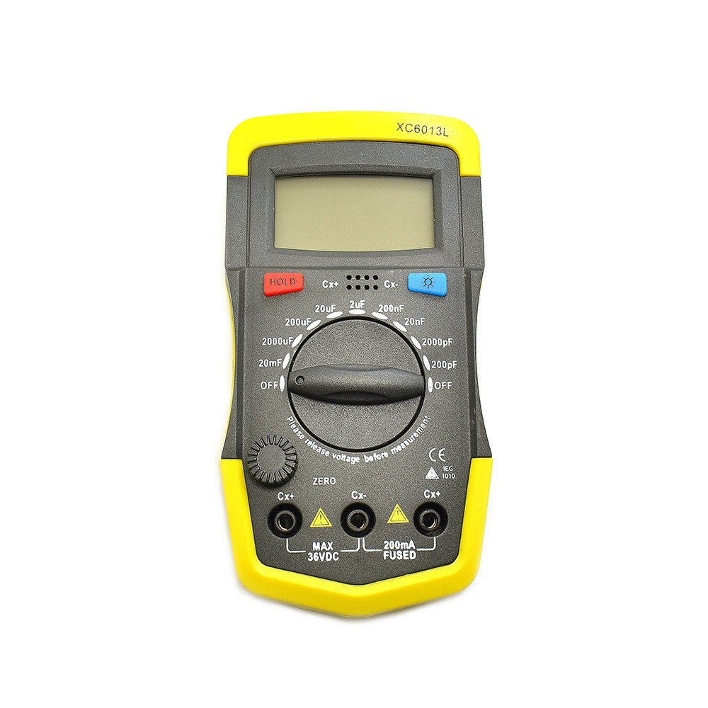LCD Digital Capacitance Meter Multimeter Capacitor Tester mF uF Circuit Gauge